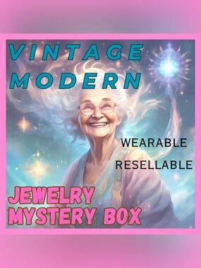 Mixed two pound bags of vintage and modern jewelry